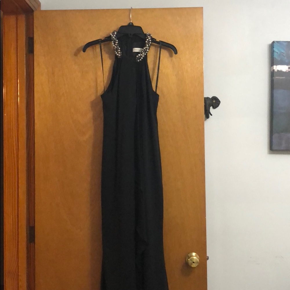 Black Calvin Klein Full length Gown